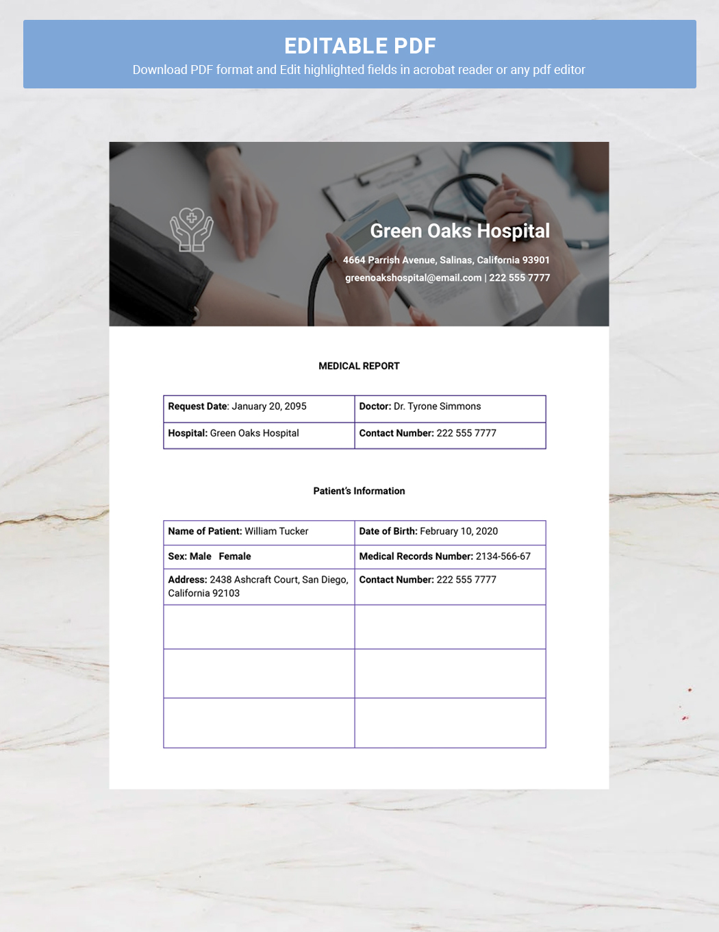 Medical Report Template Google Docs Word Template net Medical Report Template Google Docs Word Template net