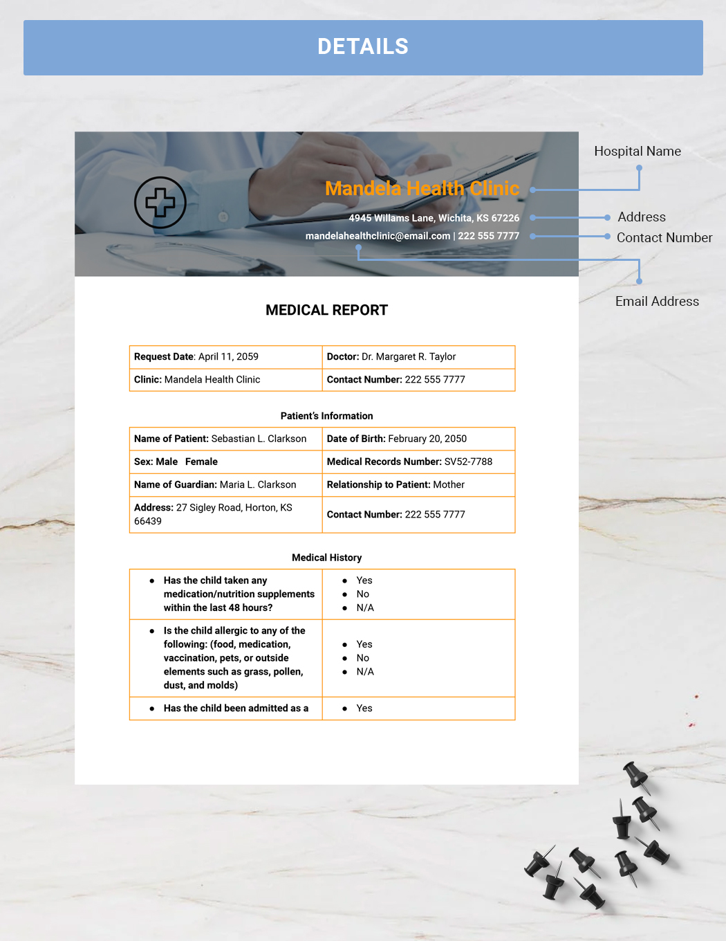 medical-summary-report-template-google-docs-word-template