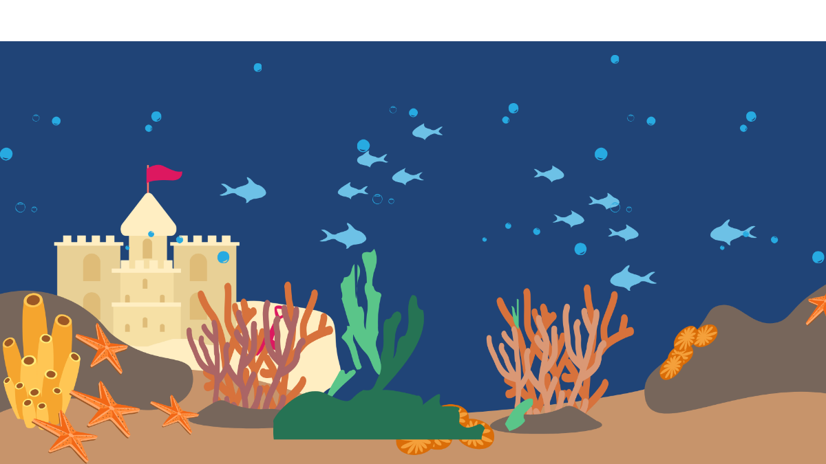 Dark Aquarium Background Template