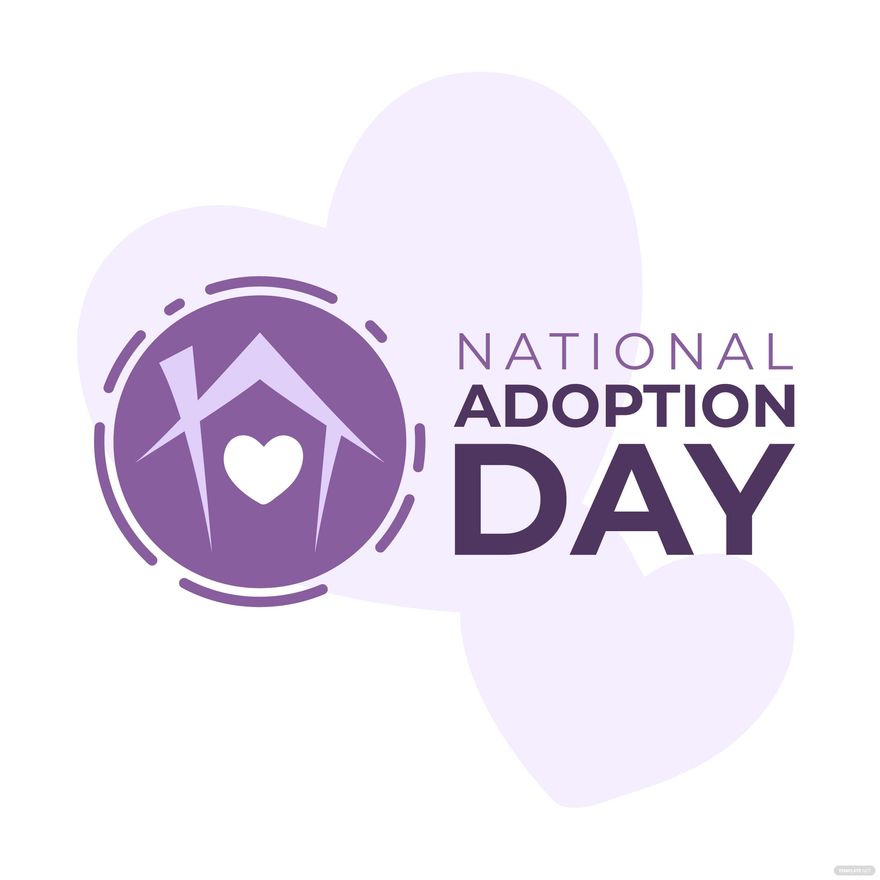 National Adoption Day Celebration Vector - EPS, Illustrator, JPG, PSD ...