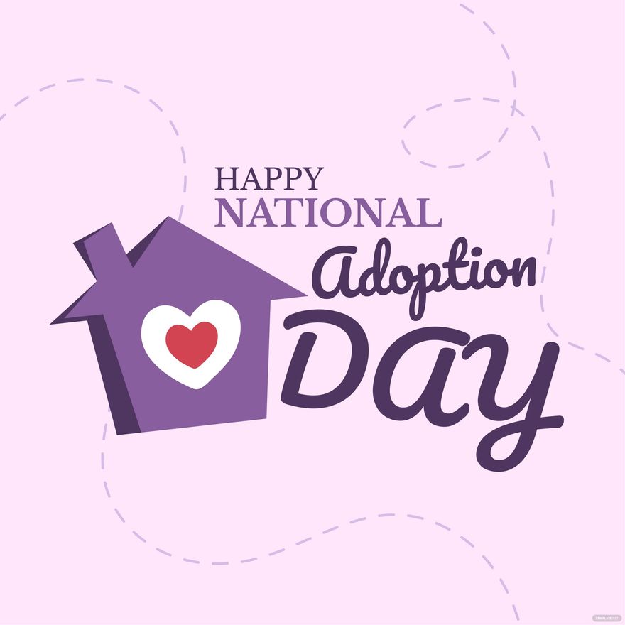 Happy National Adoption Day Illustration in PSD, Illustrator, EPS, SVG, JPG, PNG - Download | Template.net