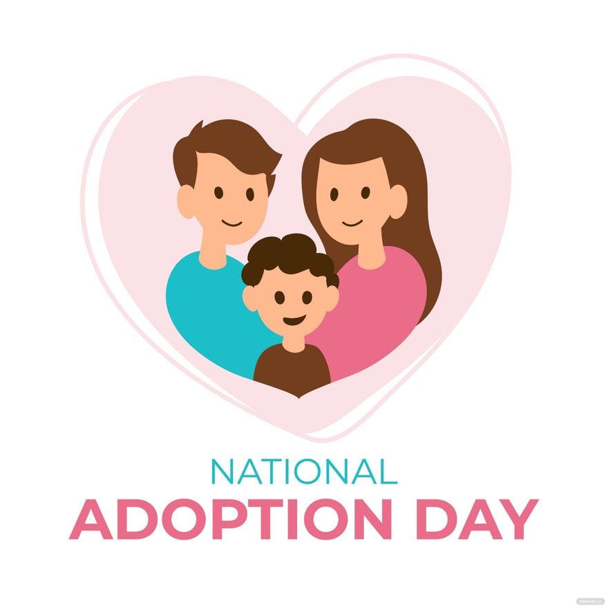 National Adoption Day Illustration