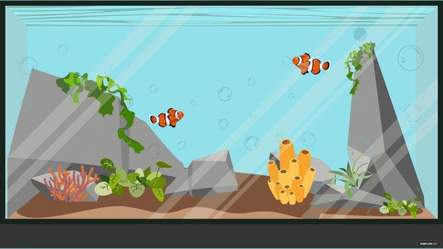 Aquarium Tank Background in Illustrator, EPS, SVG, JPG, PNG