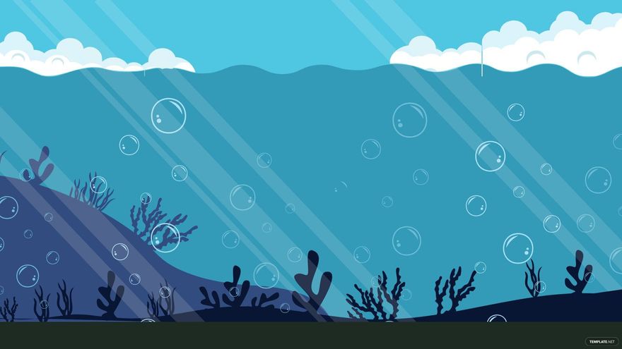 Foam Aquarium Background in Illustrator, EPS, SVG, JPG, PNG