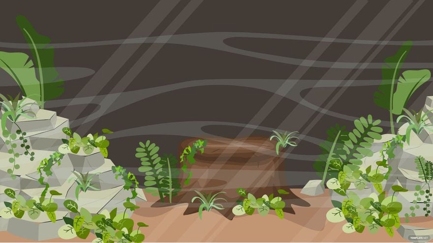Foggy Aquarium Background in Illustrator, EPS, SVG, JPG, PNG