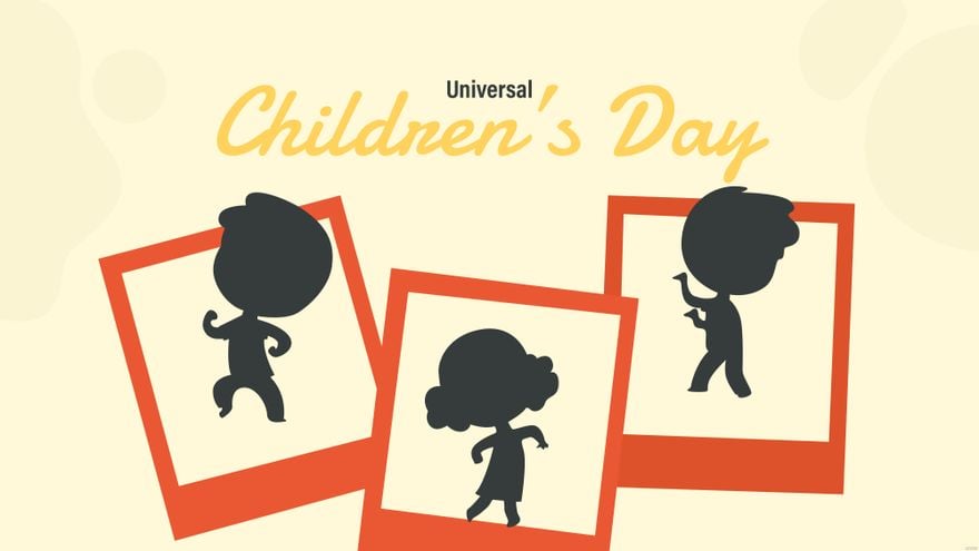 Free Universal Children’s Day Photo Background