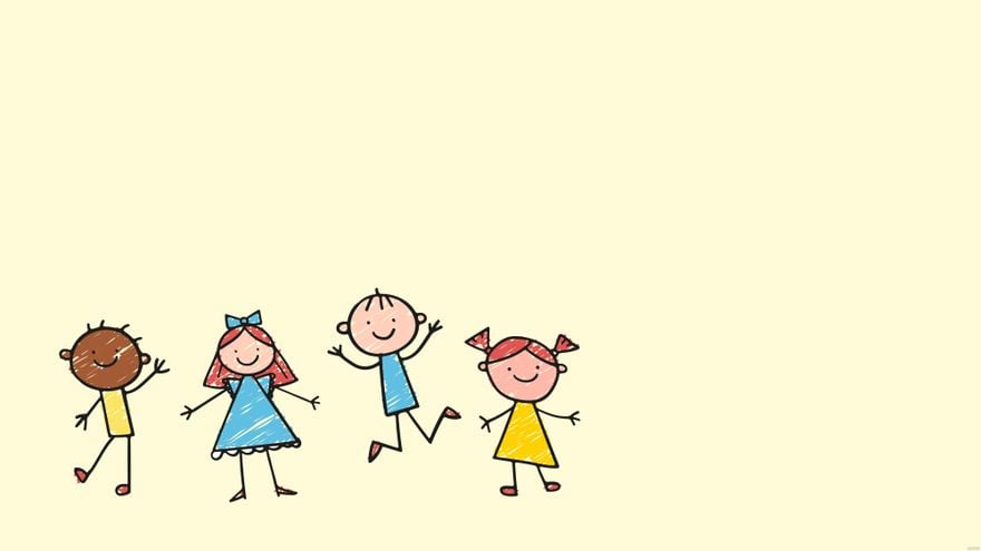 Universal Children's Day Cartoon Background - EPS, Illustrator, JPG, PSD,  PNG, PDF, SVG 