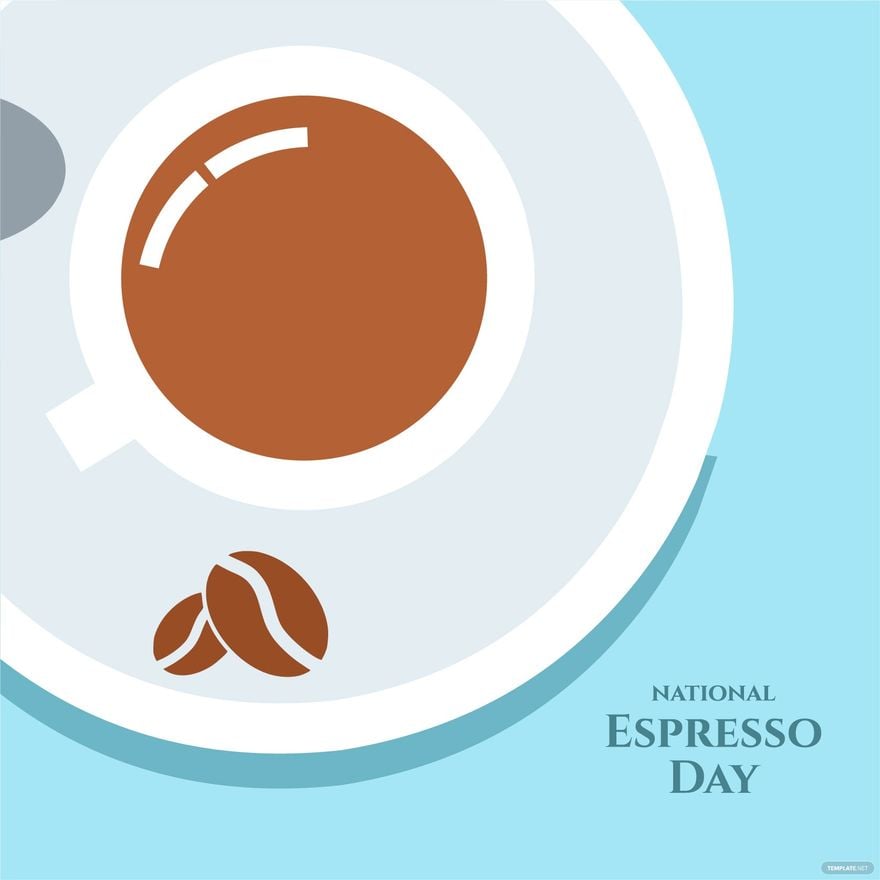 National Espresso Day Clipart Vector