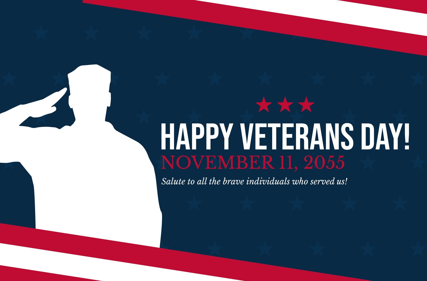 Veterans Day Banner in Illustrator, PSD, EPS, SVG, JPG, PNG