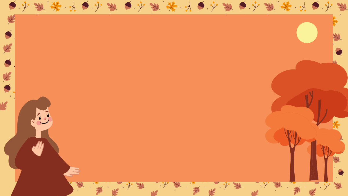 Autumn Image Background Template