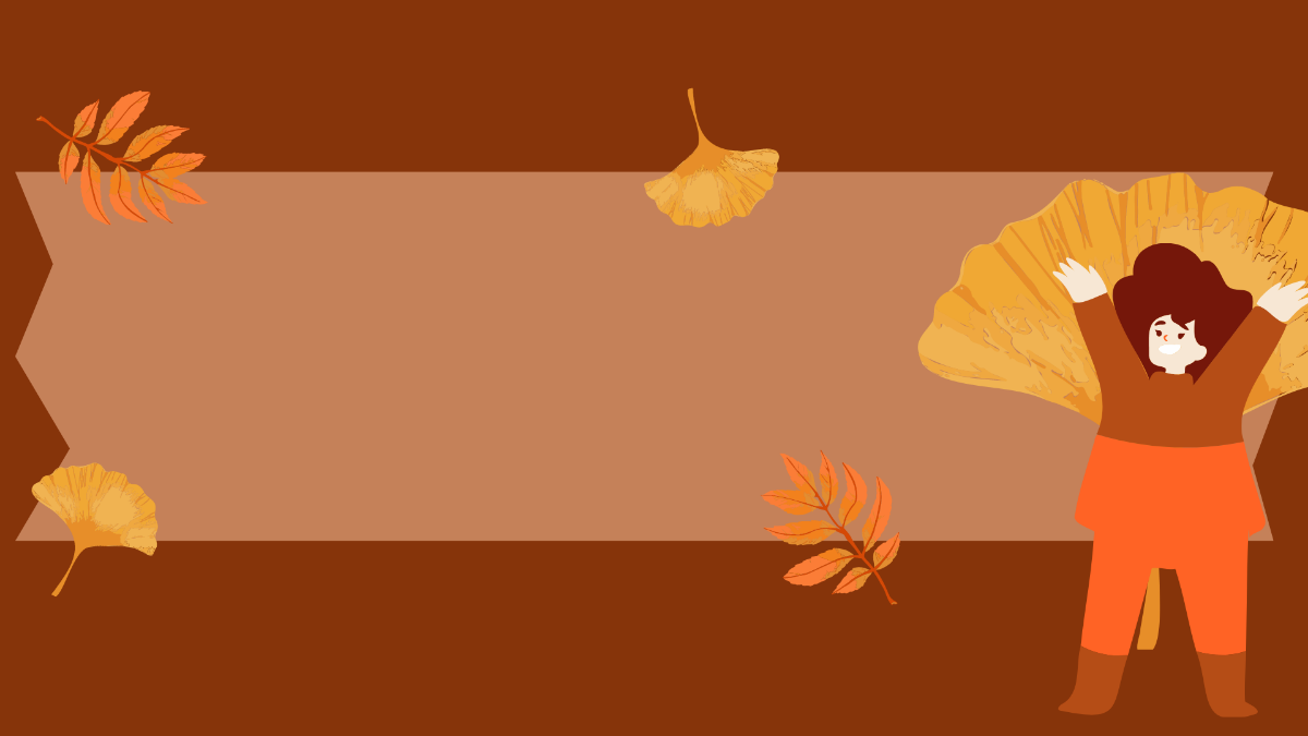 Autumn Banner Background Template