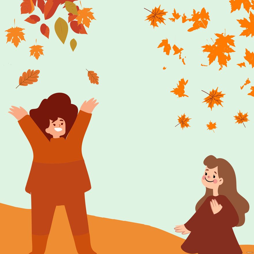 Free Autumn Cartoon Background in PDF, Illustrator, PSD, EPS, SVG, JPG, PNG
