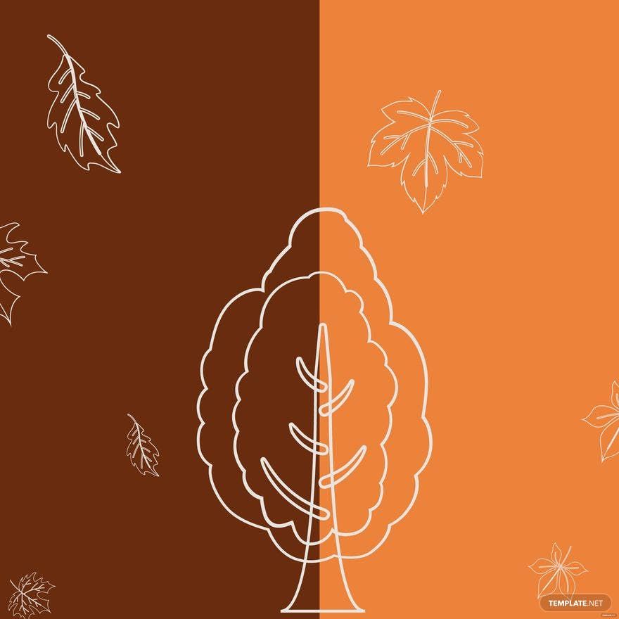 Free Autumn Drawing Background in PDF, Illustrator, PSD, EPS, SVG, JPG, PNG