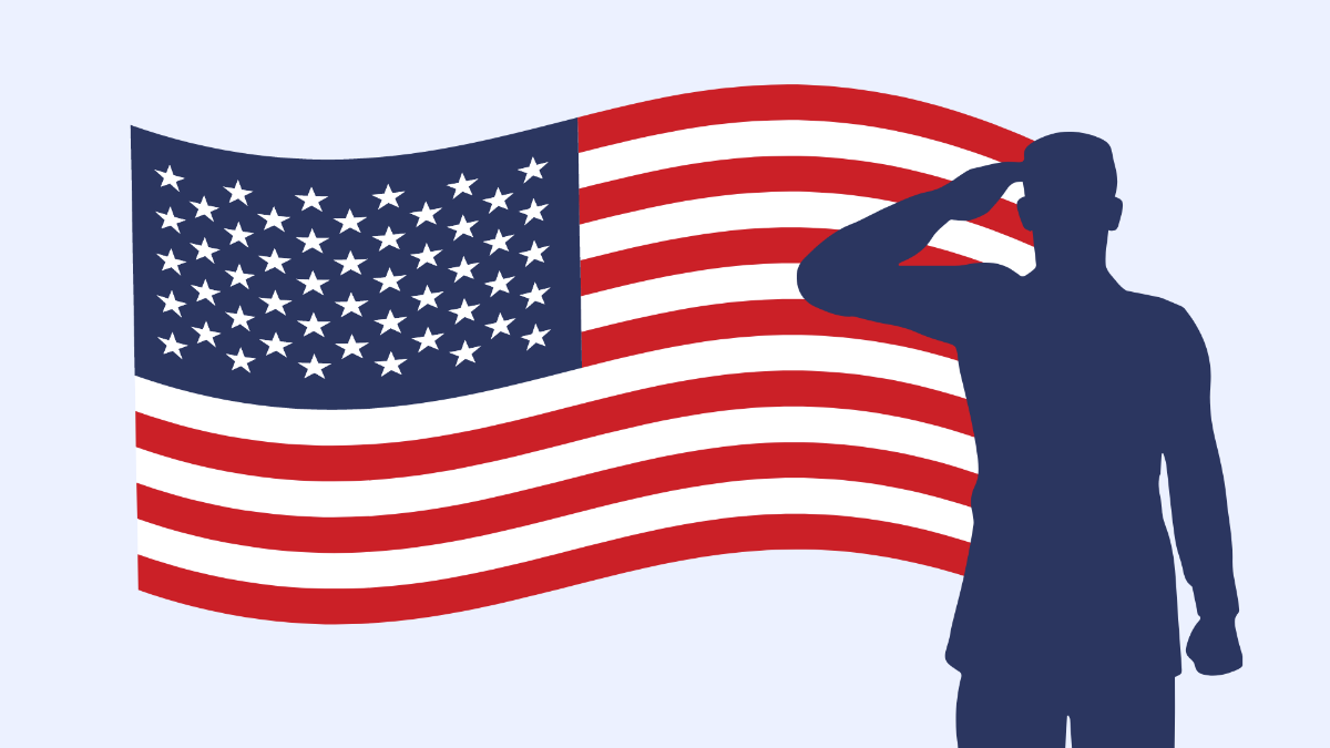 Veterans Day Vector Background Template