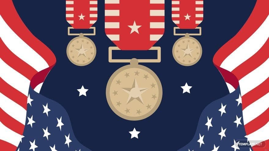 Free Veterans Day Zoom Background in PDF, Illustrator, PSD, EPS, SVG, JPG, PNG