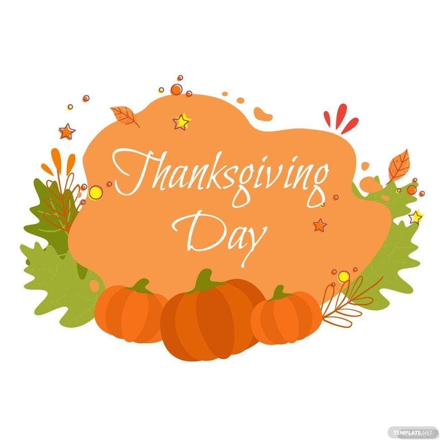 Free Cute Thanksgiving Day Clipart in Illustrator, PSD, EPS, SVG, JPG, PNG