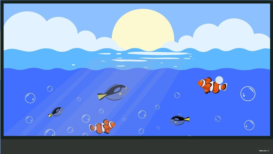 Blue Or Black Aquarium Background in Illustrator, SVG, JPG, EPS, PNG -  Download