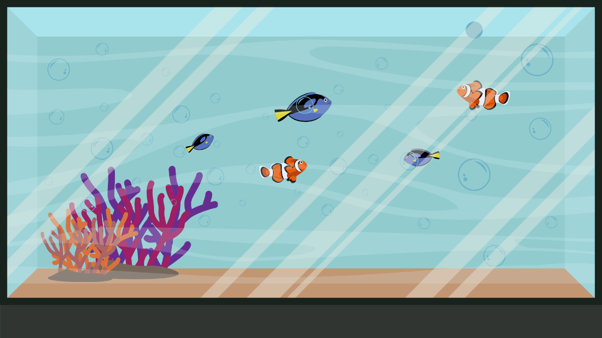 Simple Aquarium Background Template