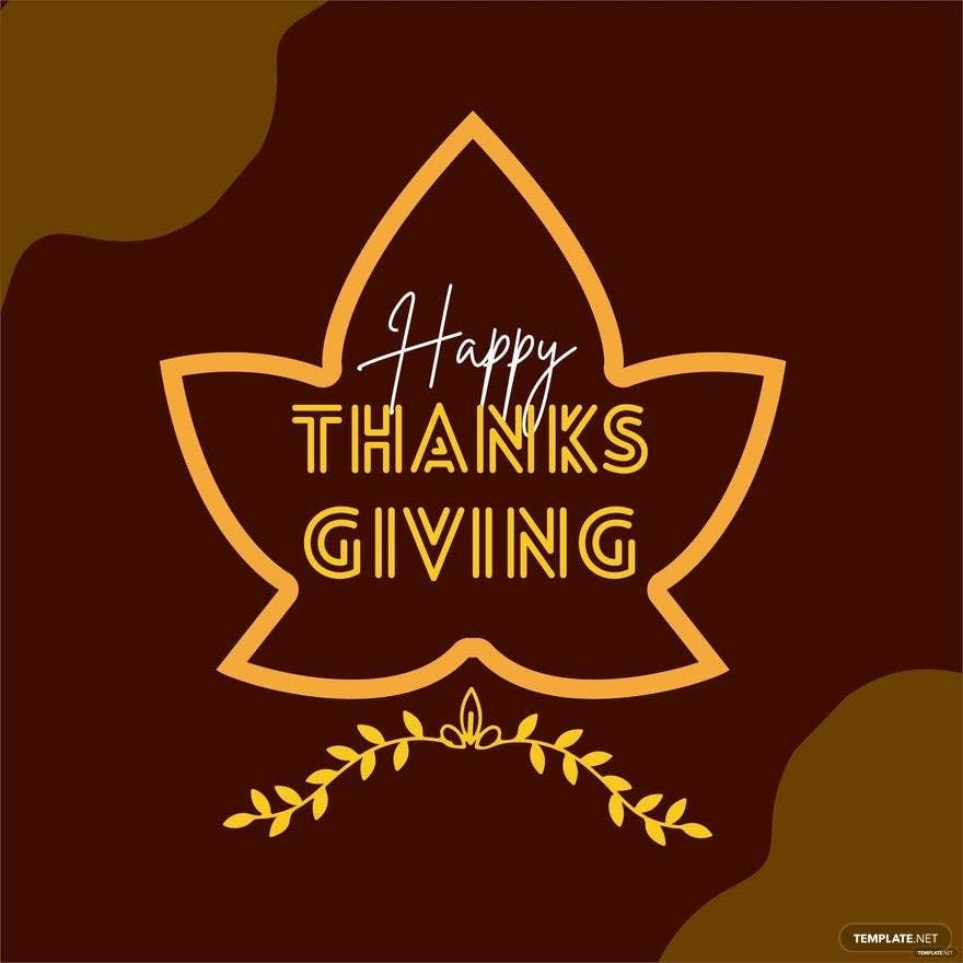 Thanksgiving Day Symbol Vector