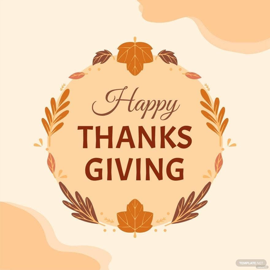 Thanksgiving Day Logo Vector