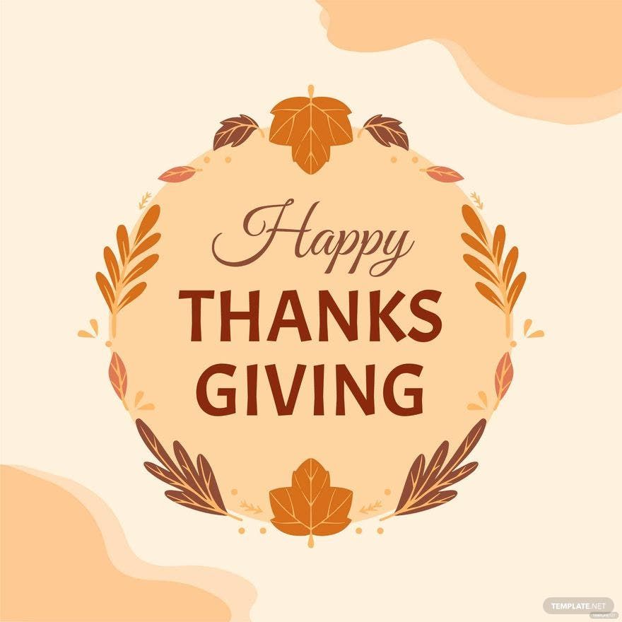 Thanksgiving Day Logo Vector in Illustrator, PSD, EPS, SVG, JPG, PNG