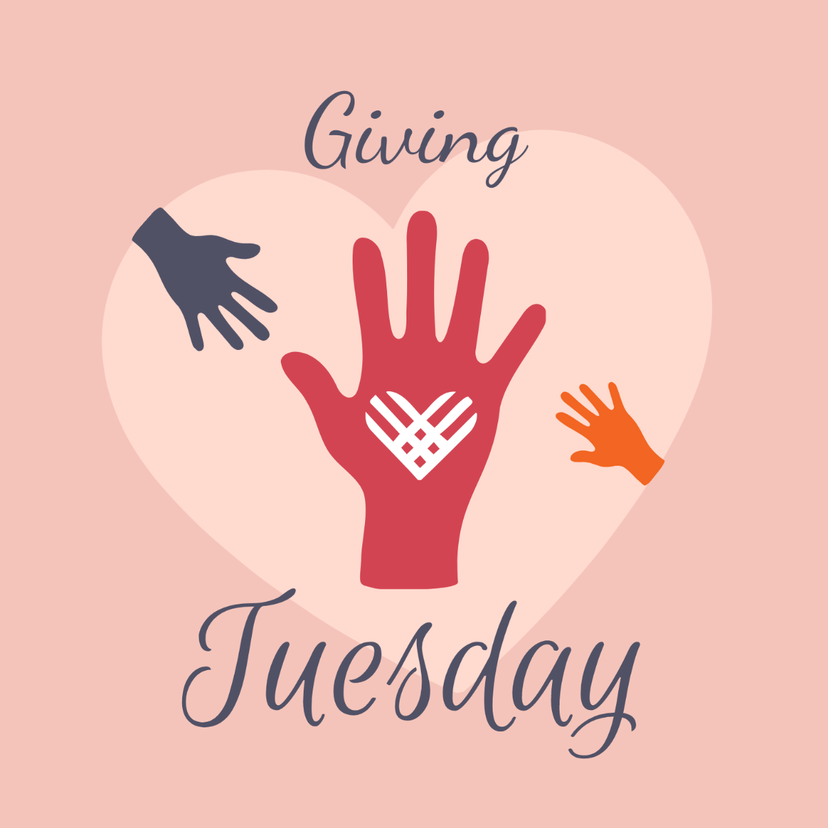 Giving Tuesday Vector Template