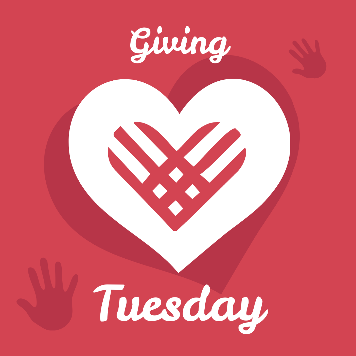 Giving Tuesday Celebration Vector Template