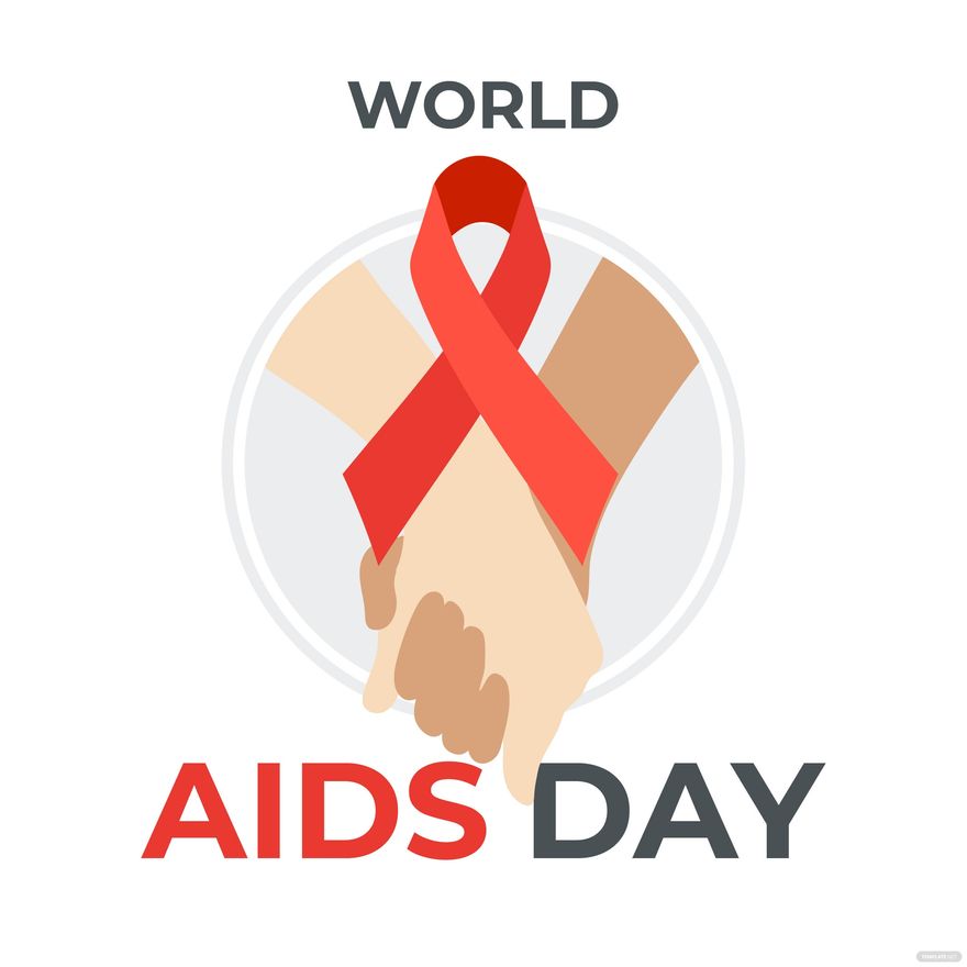 World AIDS Day Illustration in Illustrator, PSD, EPS, SVG, JPG, PNG