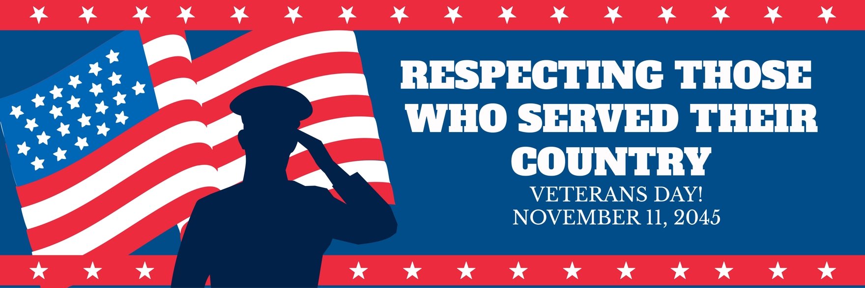 Veterans Day Twitter Banner