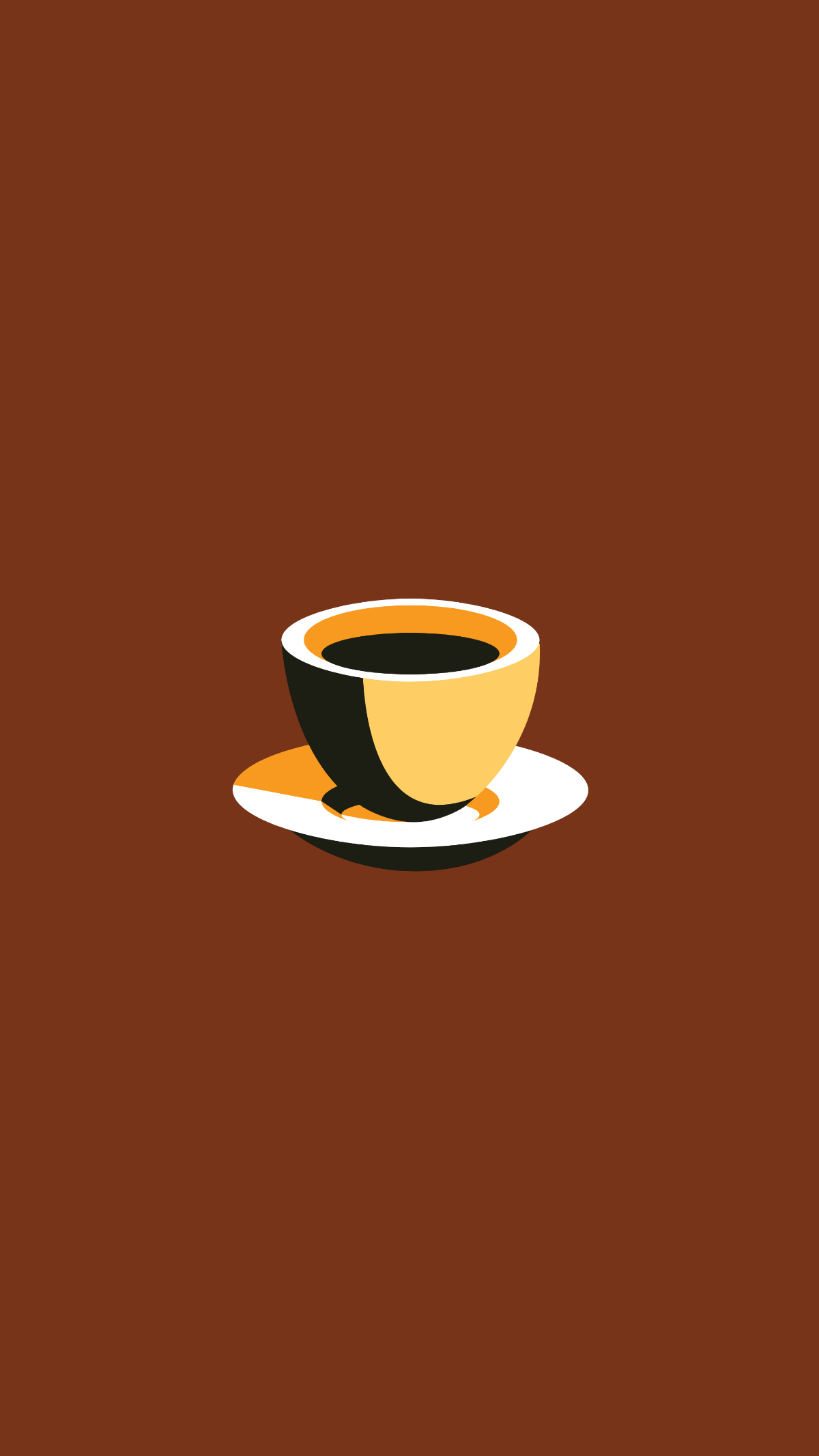 National Espresso Day iPhone Background Template