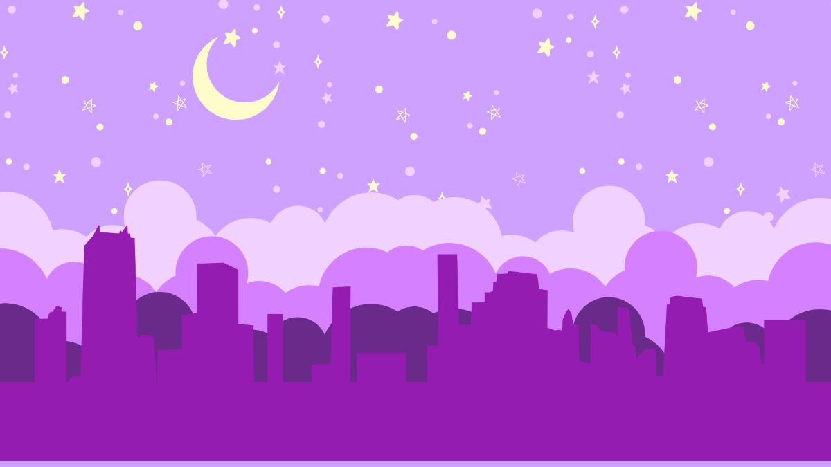 Pastel Purple Aesthetic Background Template