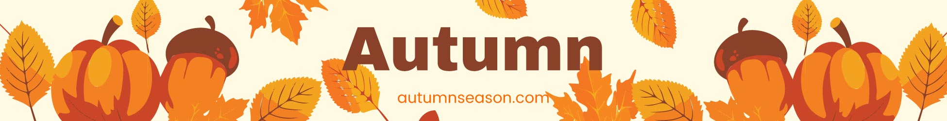 Autumn Website Banner in Illustrator, PSD, EPS, SVG, JPG, PNG