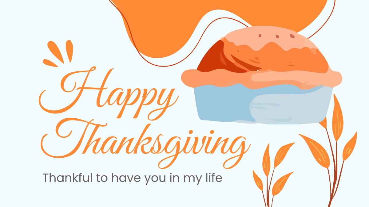 Thanksgiving Day Flyer Background Template