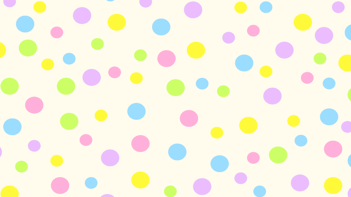 Free Pastel Polka Dot Background Template