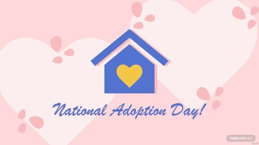 National Adoption Day Background
