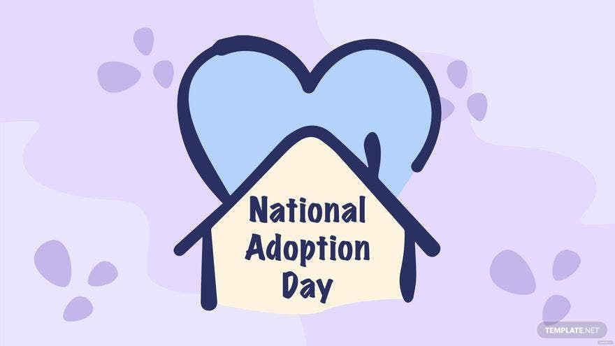 High Resolution National Adoption Day Background