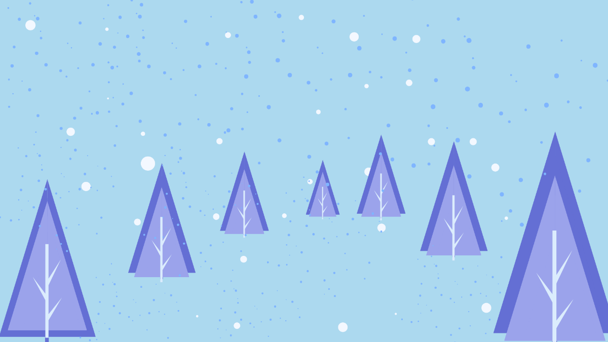 Winter Background Template