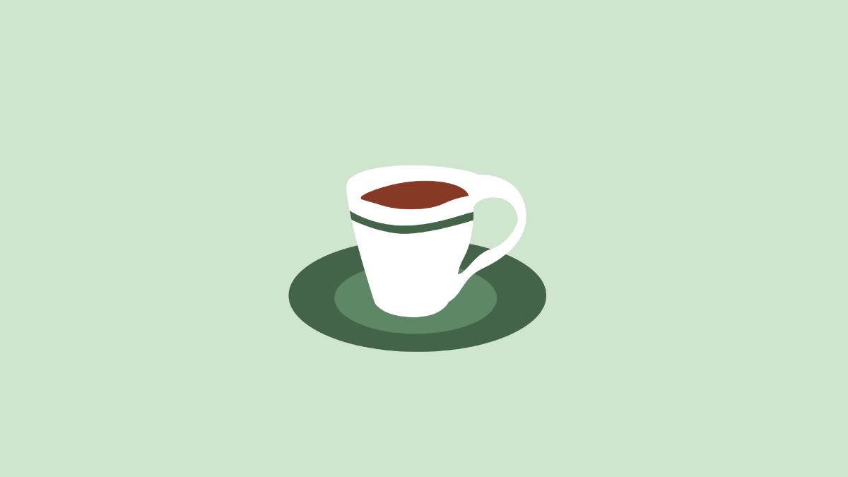 Free National Espresso Day Design Background Template
