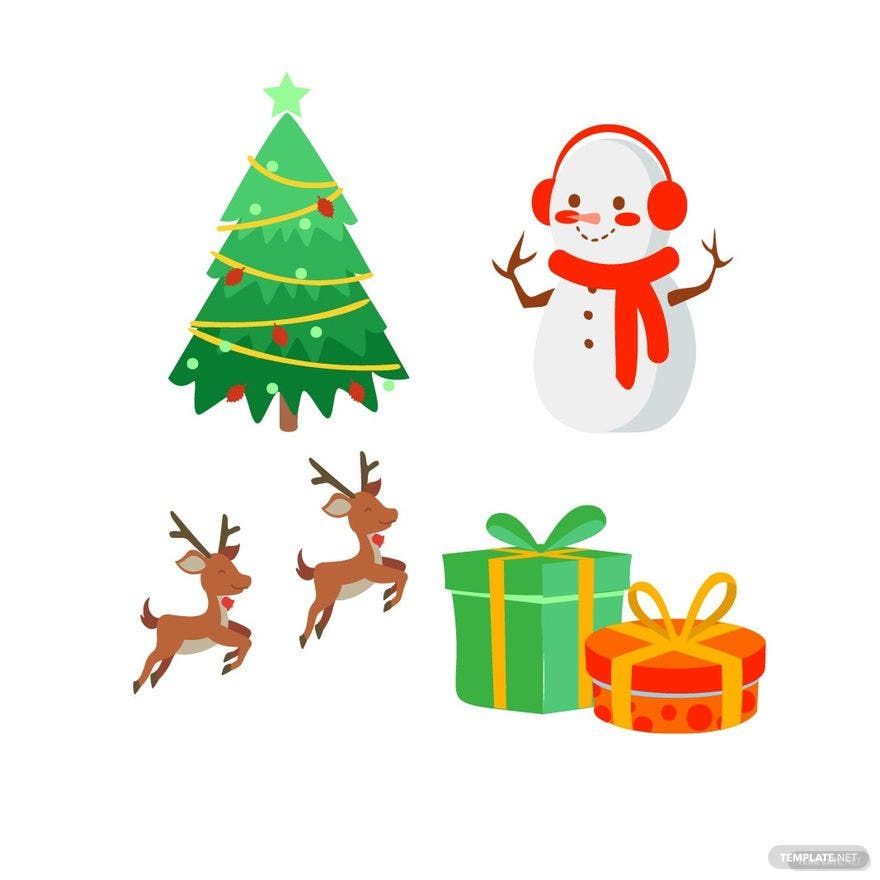 Christmas Design Clipart - EPS, Illustrator, JPG, PSD, PNG, SVG |  