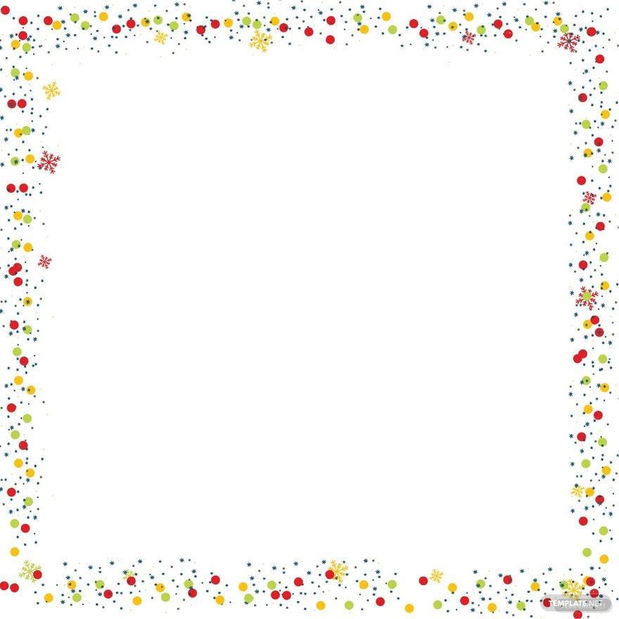 Christmas Border Clipart in Illustrator, PSD, SVG, JPG, EPS, PNG - Download | Template.net