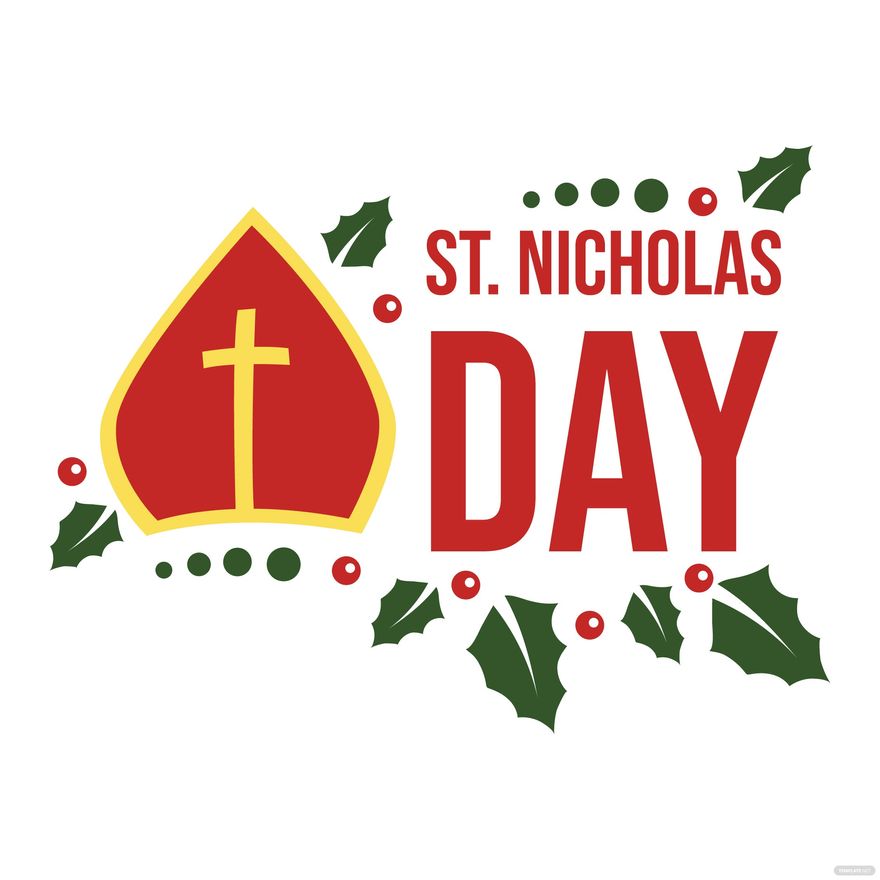 Saint Nicholas Day Clipart Vector