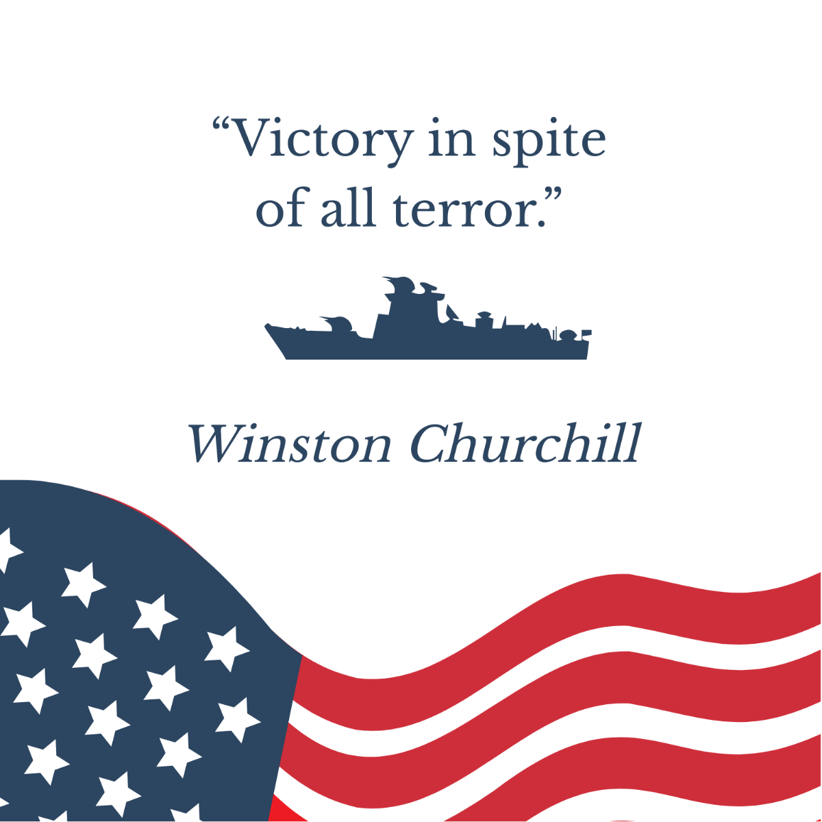 National Pearl Harbor Remembrance Day Quote Vector Template