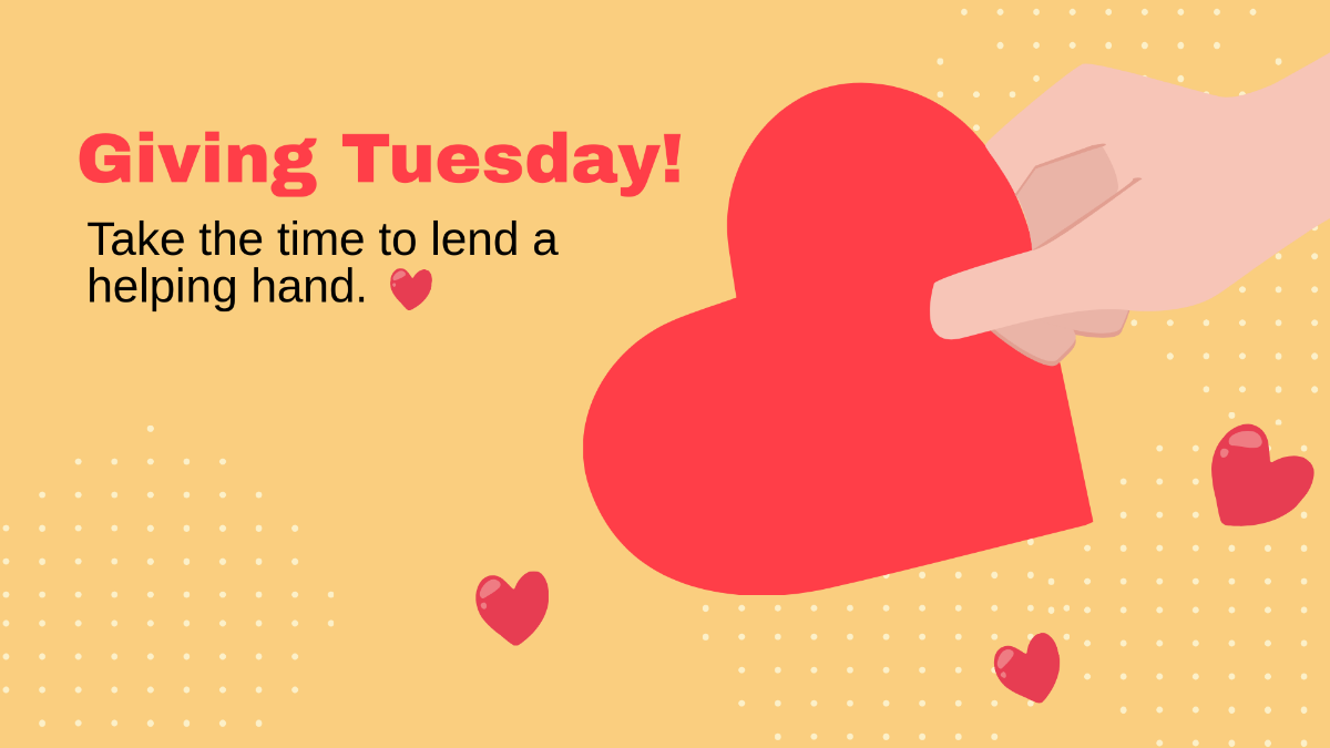 Giving Tuesday Flyer Background Template
