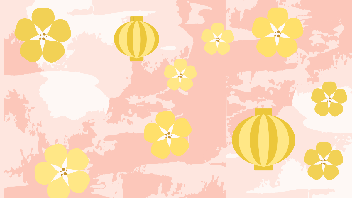 Pastel And Gold Background Template