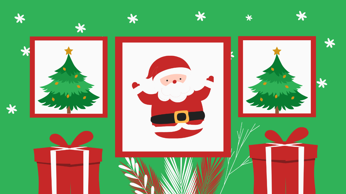 Free Christmas Picture Background Template