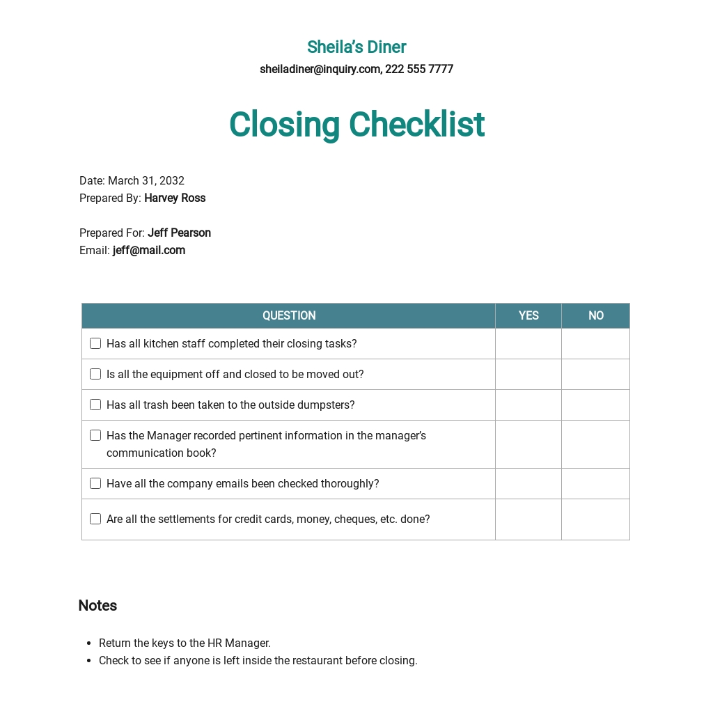 checklist template for mac word