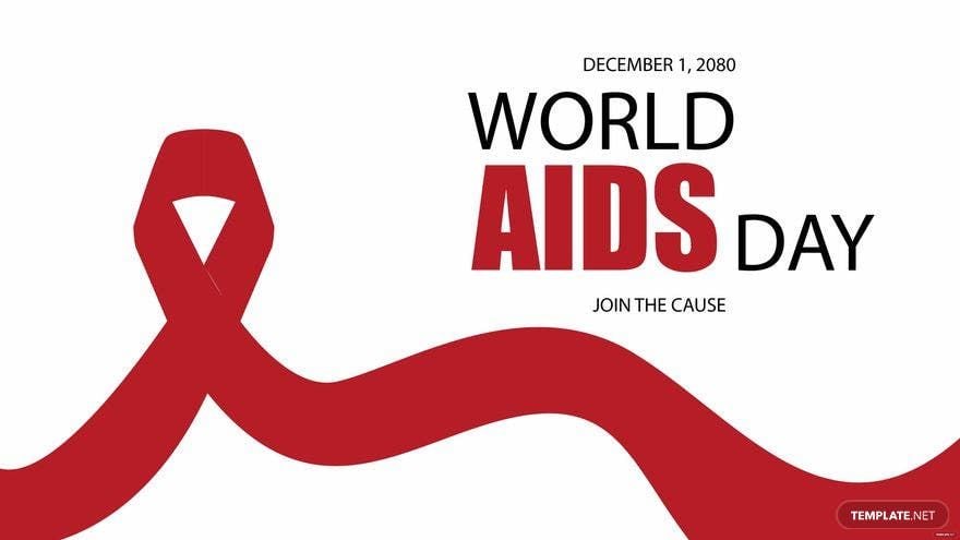 World AIDS Day Invitation Background