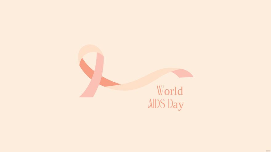 Free World AIDS Day Design Background in PDF, Illustrator, PSD, EPS, SVG, JPG, PNG