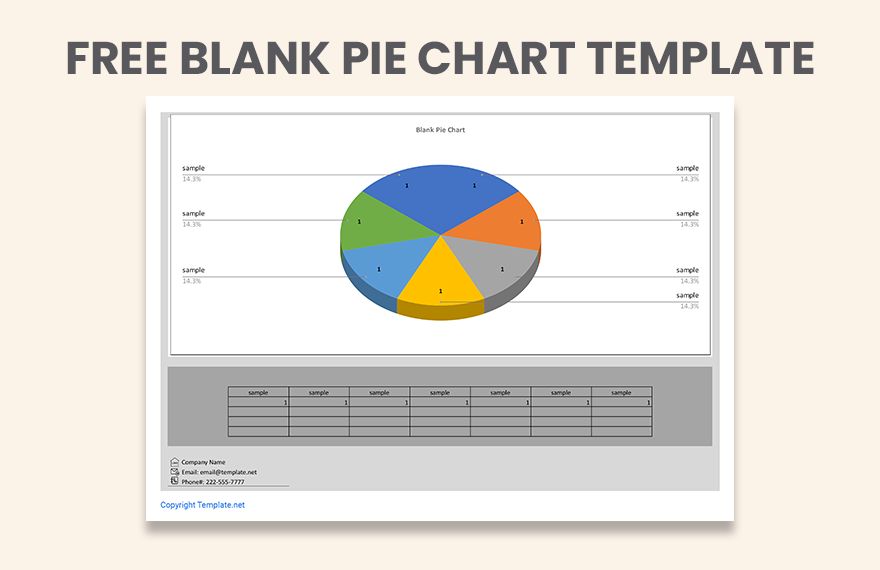 Blank Pie Chart Templates Pie Chart Template Pie Char - vrogue.co