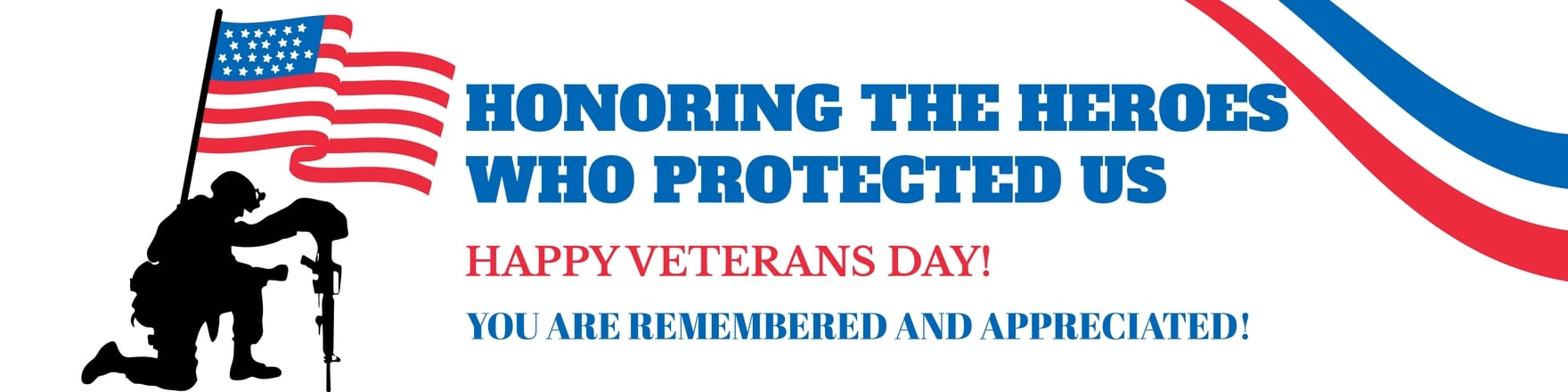 Veterans Day Twitch Banner in Illustrator, PSD, EPS, SVG, JPG, PNG